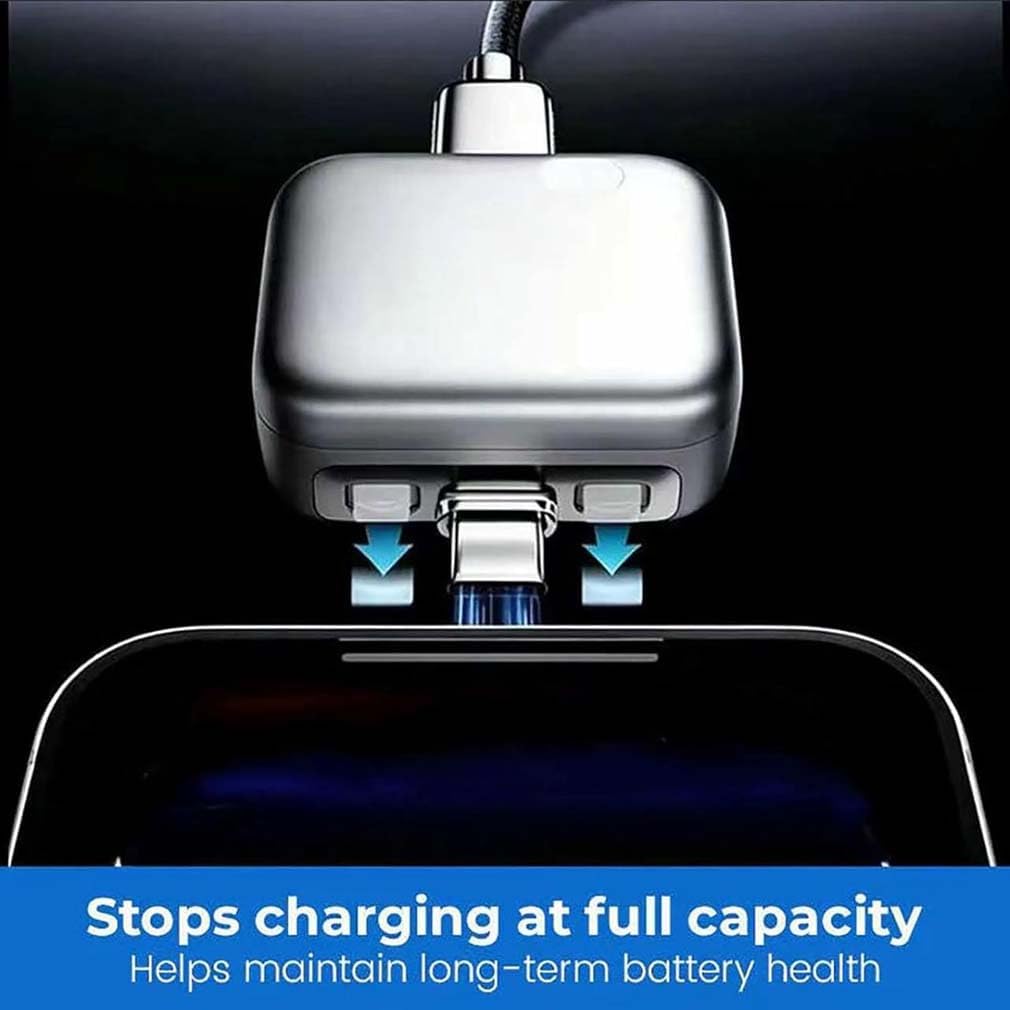 Smart Charger, Auto Disconnect Charging Cable Protector, Fast 140W Charger, LED Digital Display, Overcharge Protection Adapter for Phone Laptop Tablet USB Charging Cable
