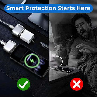 Smart Charger, Auto Disconnect Charging Cable Protector, Fast 140W Charger, LED Digital Display, Overcharge Protection Adapter for Phone Laptop Tablet USB Charging Cable