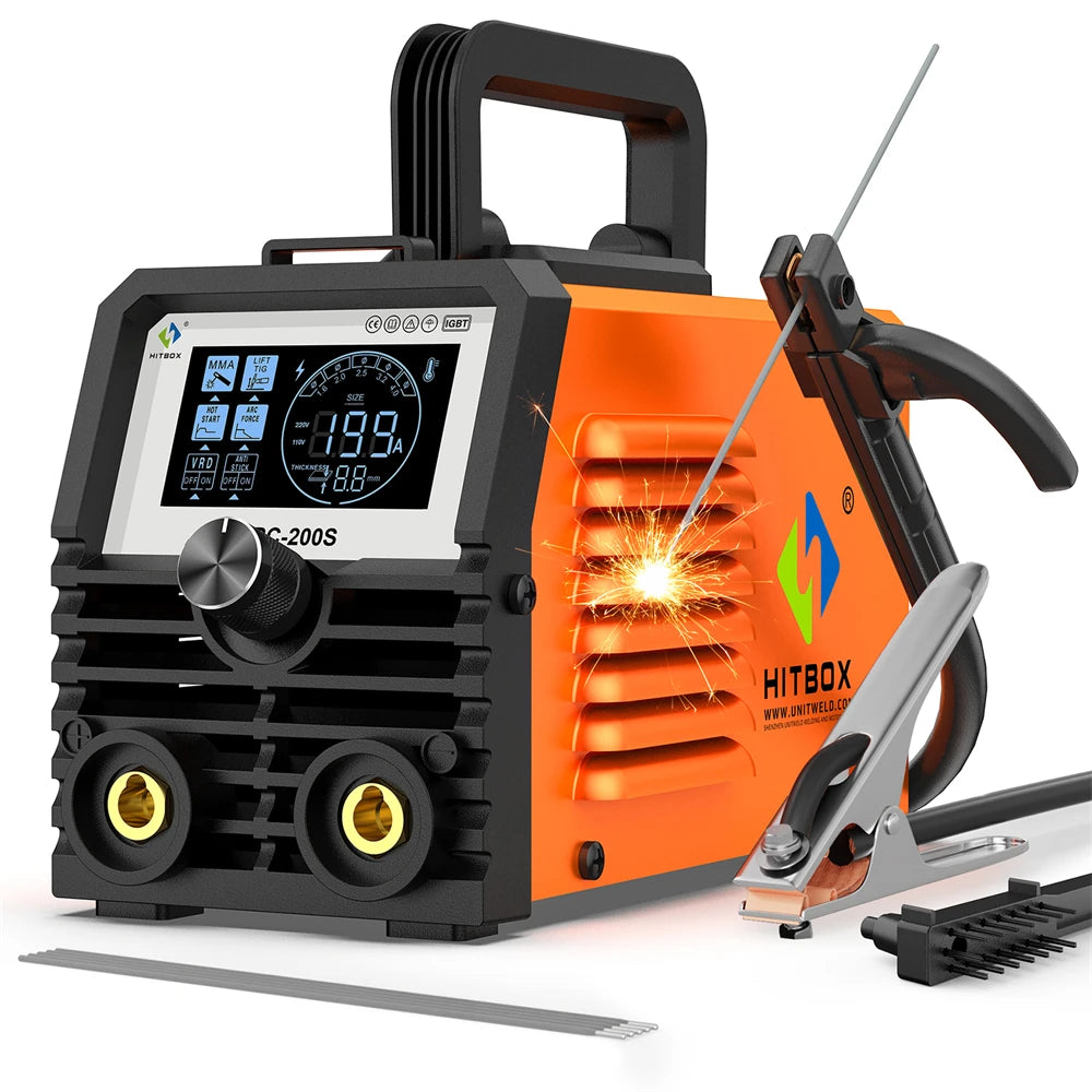 ARC200S Welding Machine 2 in 1 ARC MMA LIFT TIG MINI IGBT Inverter LED Digital Display Portable Home Welder 220V 10-200A